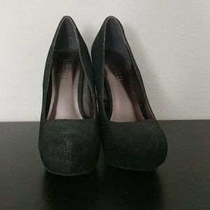Forever 21 Black (glitter) High Heel